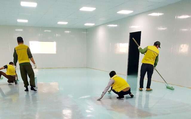 Đơn vị thi công sơn sàn epoxy tại Thái Bình