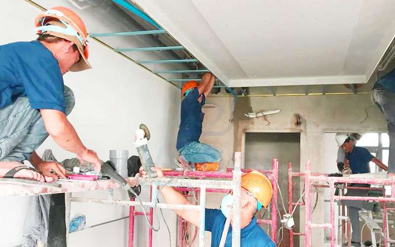 Thi công sửa chữa, nâng cấp nhà xưởng tại KCN Rạng Đông - Nam Định